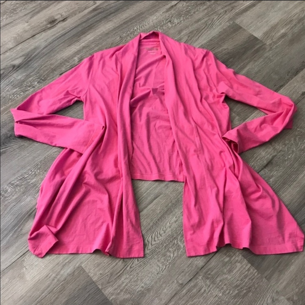 EUC Lilly Pulitzer pink cotton cardigan!